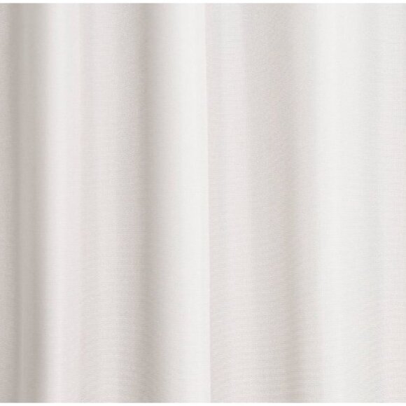 Room Essentials Room Darkening Single Heathered White Curtain Panel 42" x 84" - Picture 4 of 7
